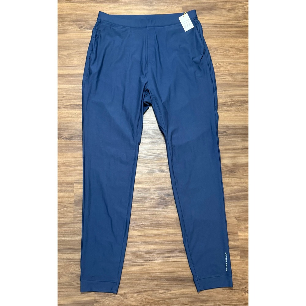 Peter Millar Men Atlas Performance Pants Joggers Crown Sport Active Sz L-Tall